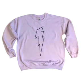Karma Violet Sweatshirt (Black Bolt)