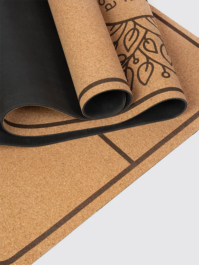 Maple Yoga Cork Tree Mandala Yoga Mat 4mm