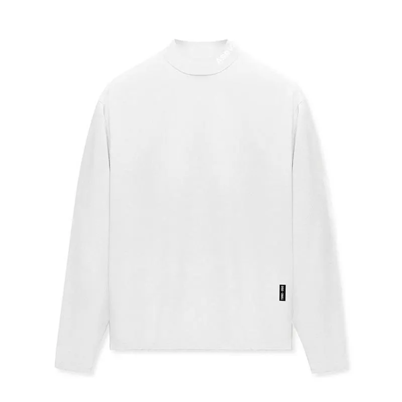 Men Casual Fitness Sports Stretch Skinny Turtleneck Long Sleeve Tops