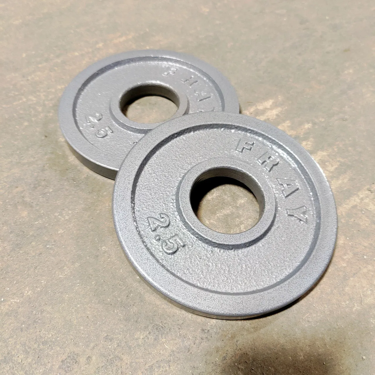 NEW Individual Cast Iron Weight Plates 2.5-45lb
