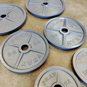 NEW Individual Cast Iron Weight Plates 2.5-45lb