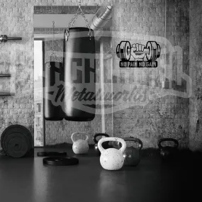 No Pain, No Gain Dumbbell Raise