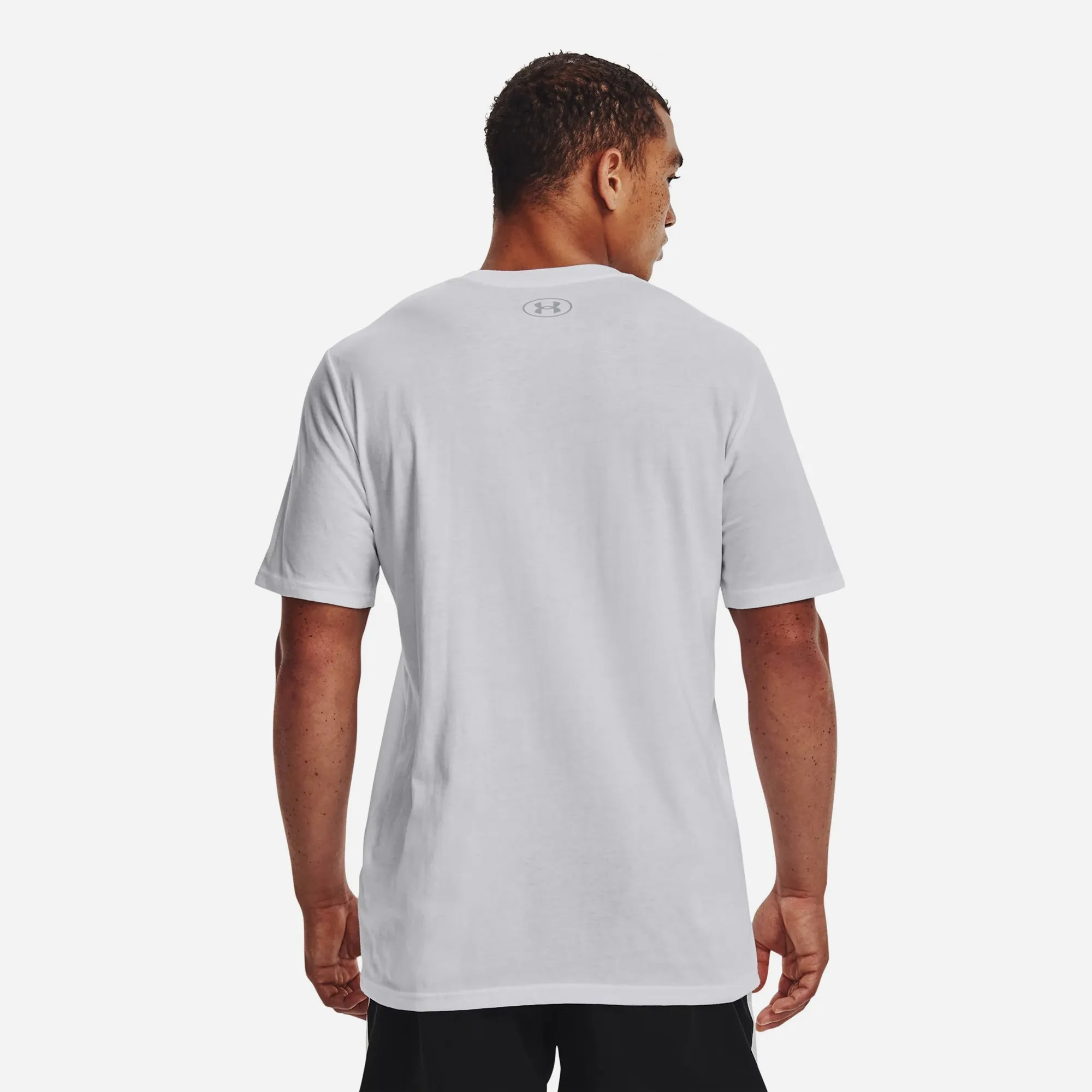 Áo Tay Ngắn Nam Under Armour Ua Basketball Hoop Cloud - Trắng