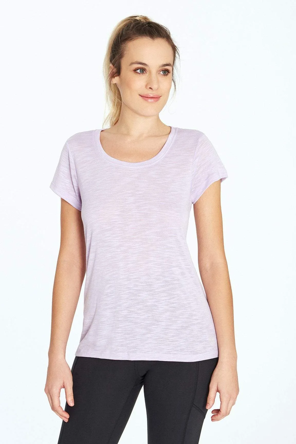 Olive Tee (Purple Rose)