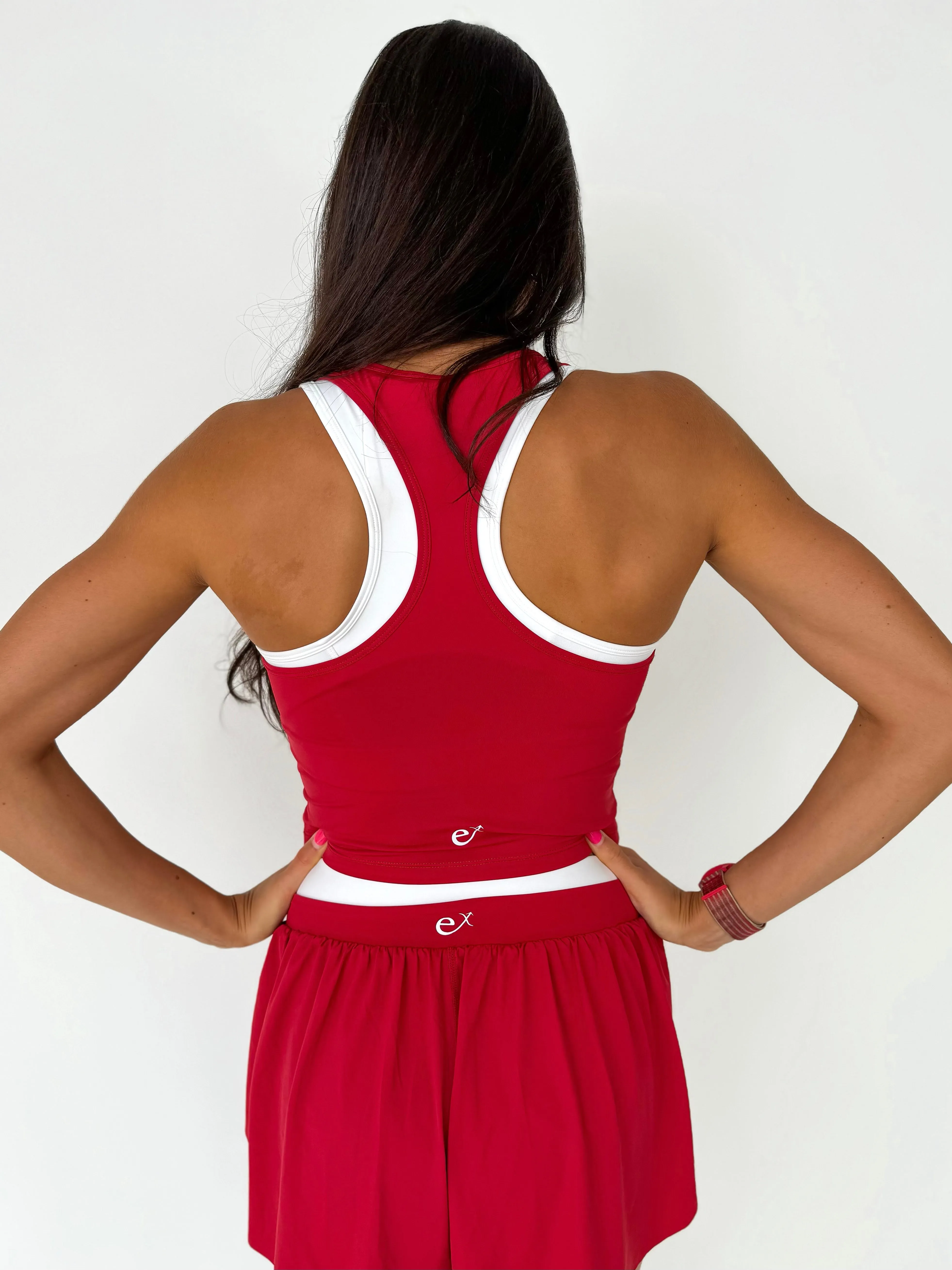 Race Day Tank- Red Racer