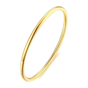 Reriti Intensity 18K gold plated Cylinder Bangle Bracelet