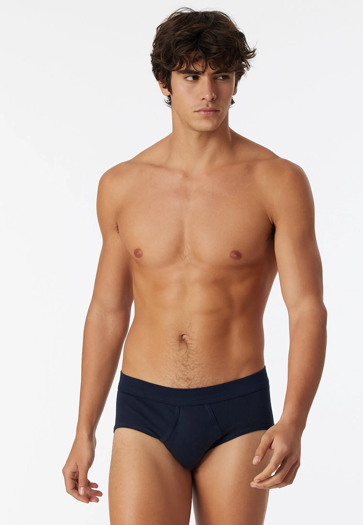 Schiesser - Cotton Essentials Fine Rib - Sports Briefs - 2 Pack