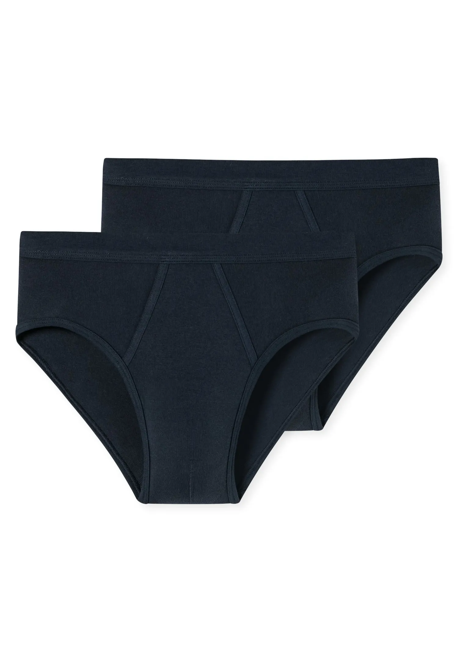 Schiesser - Cotton Essentials Fine Rib - Sports Briefs - 2 Pack