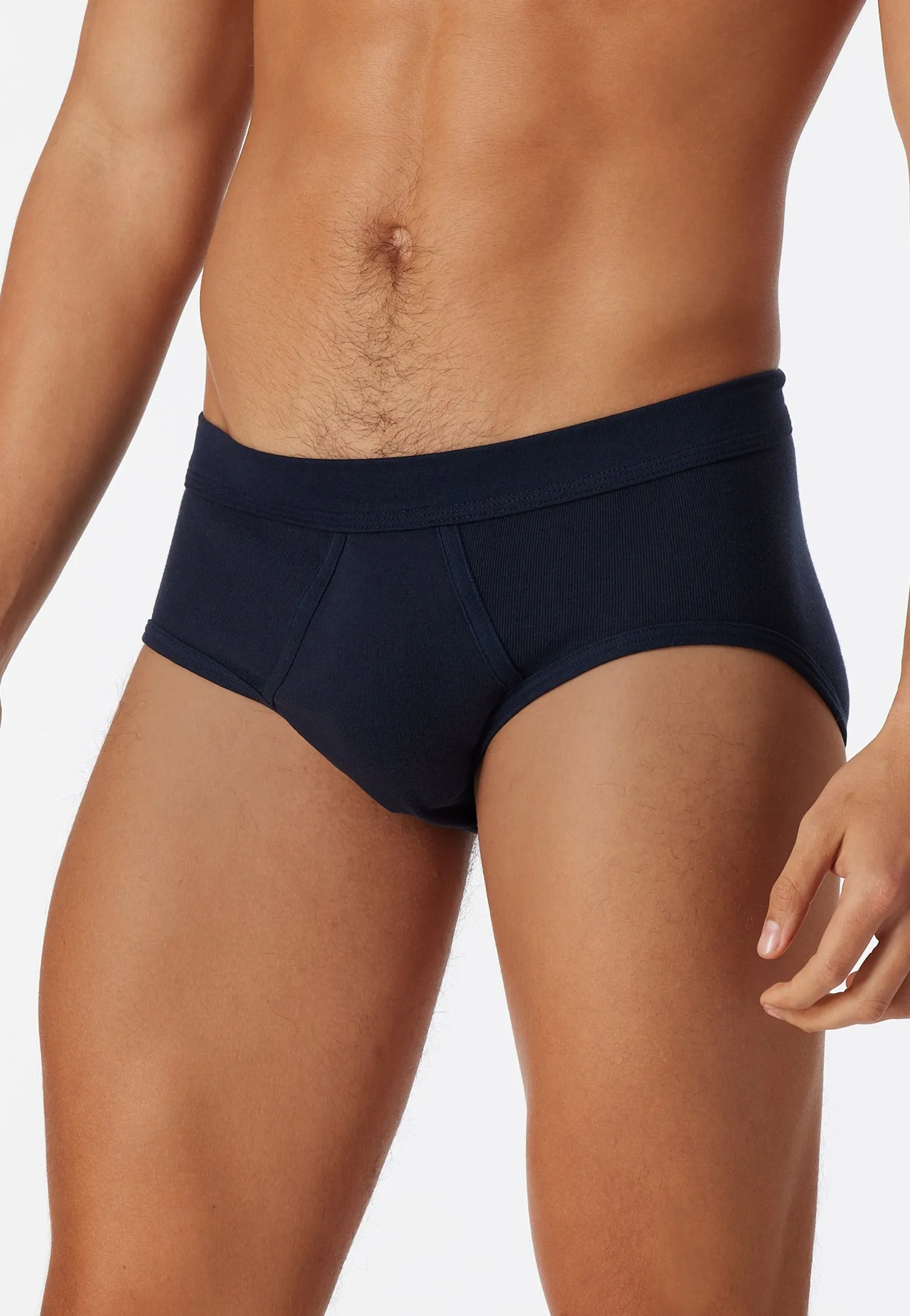 Schiesser - Cotton Essentials Fine Rib - Sports Briefs - 2 Pack