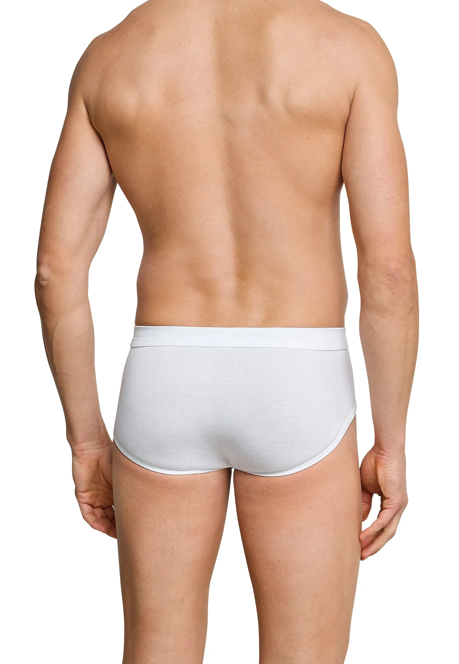 Schiesser - Cotton Essentials Fine Rib - Sports Briefs - 2 Pack