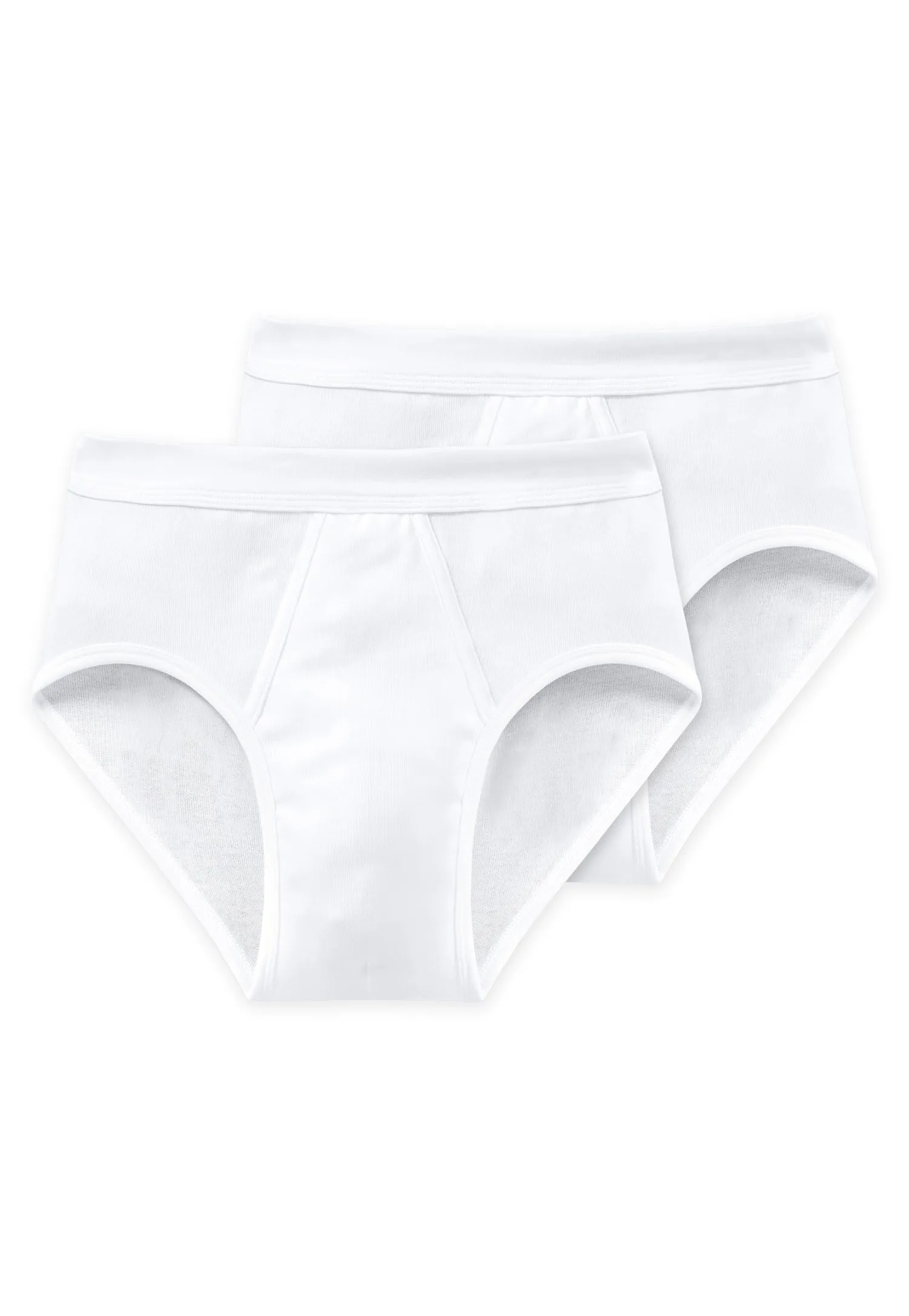 Schiesser - Cotton Essentials Fine Rib - Sports Briefs - 2 Pack