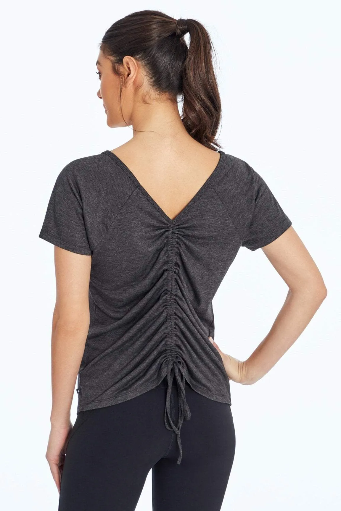 Scrunch Tee (H. Black)