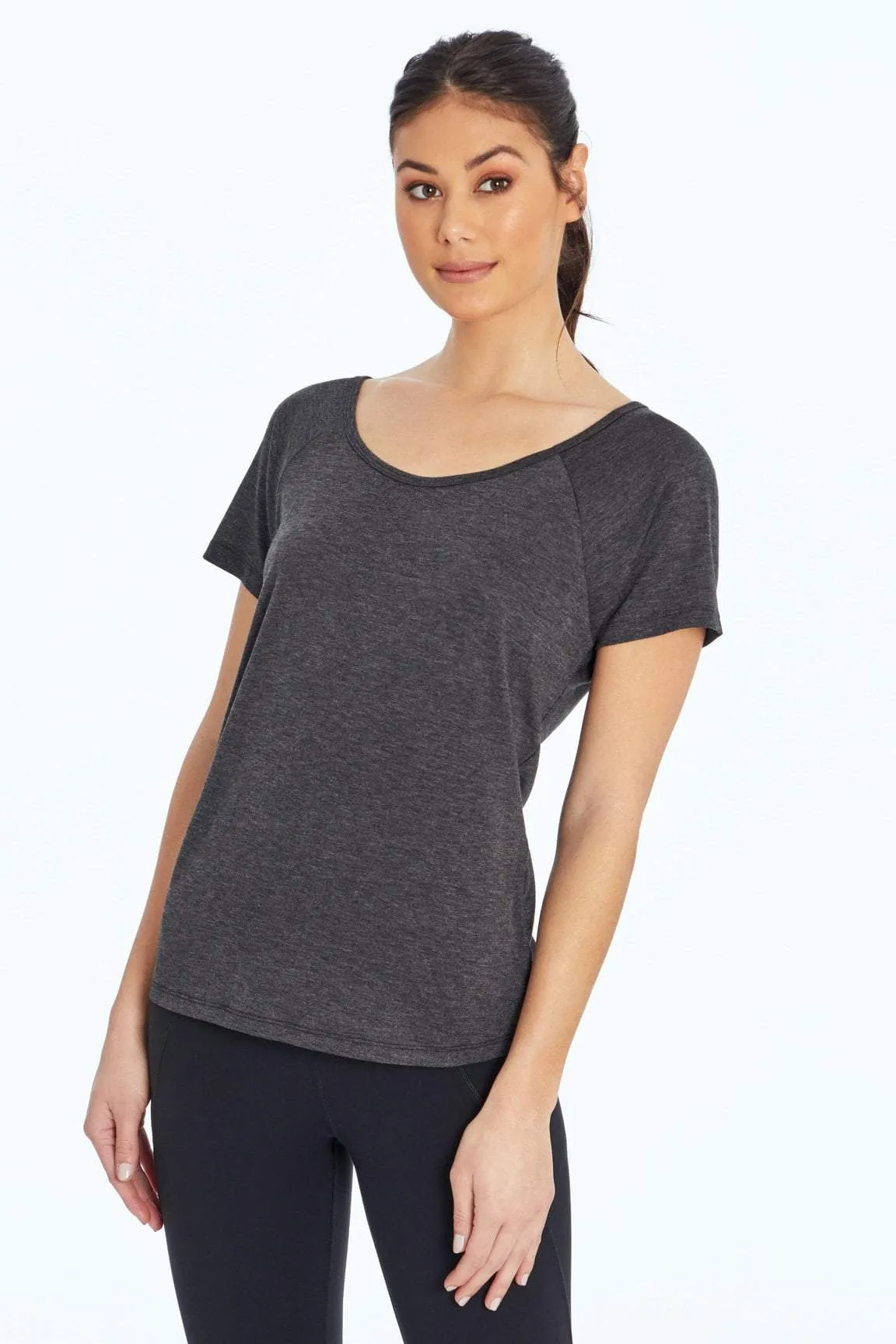 Scrunch Tee (H. Black)