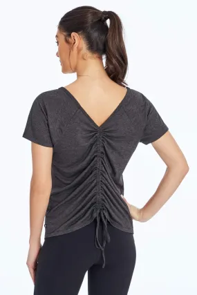 Scrunch Tee (H. Black)