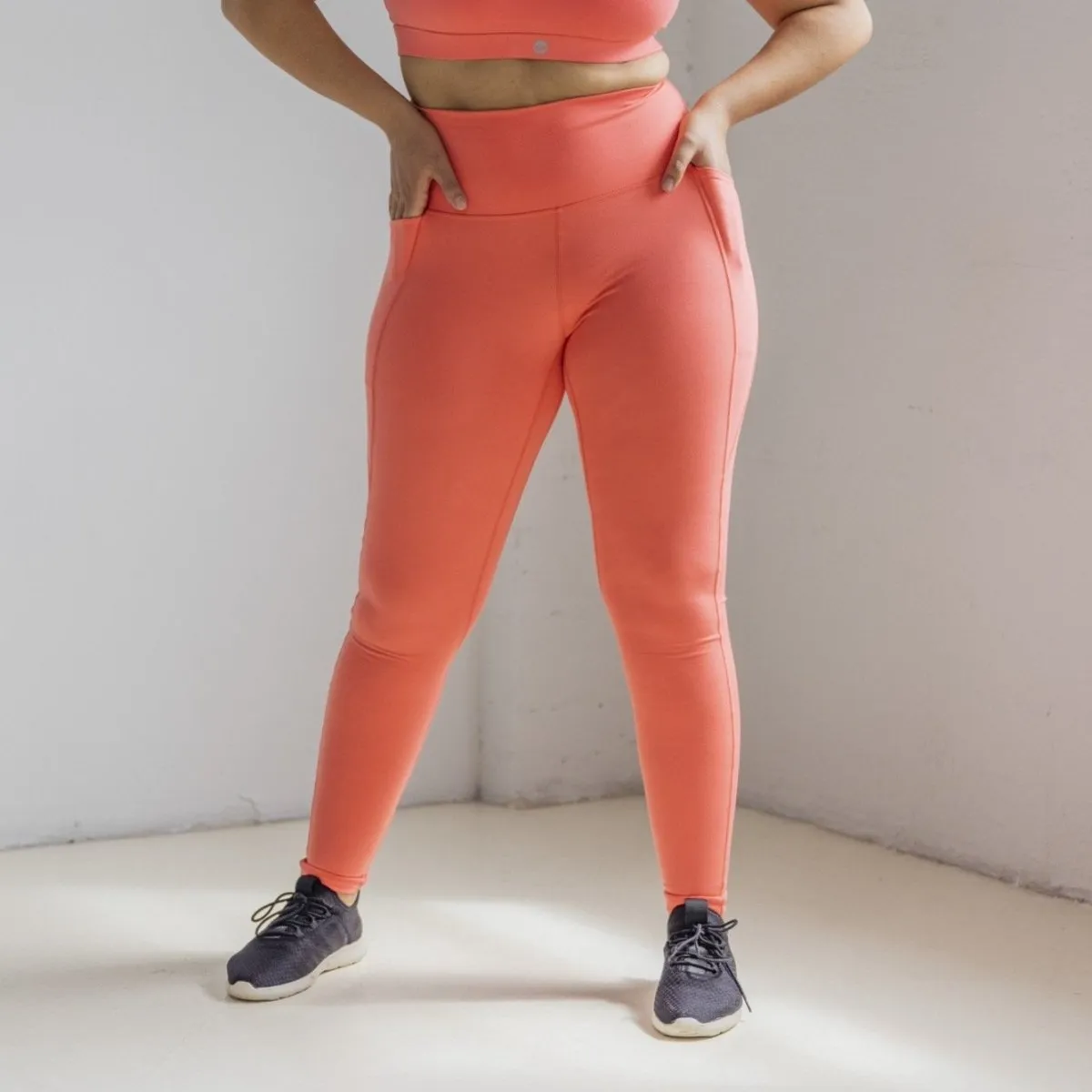 Skin Shakti Leggings - Coral - FINAL SALE