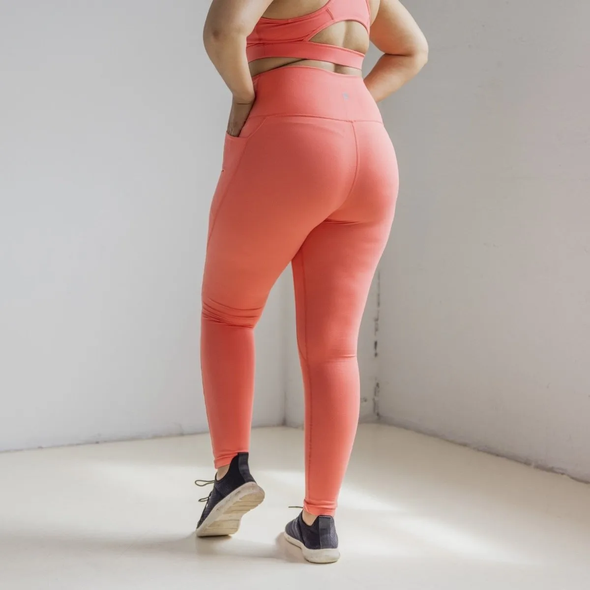 Skin Shakti Leggings - Coral - FINAL SALE