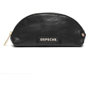 Small cosmetic bag in soft leather quality / 15220 - Black (Nero)