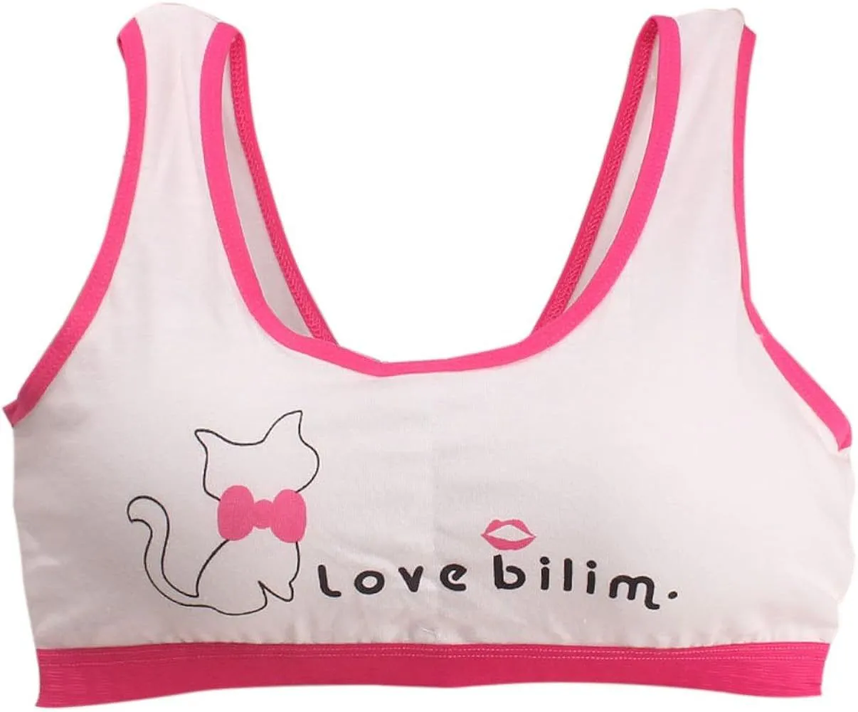 Teen Big Girls Lovely Underwear Seamless Sports Bra Top Underclothes  S1554950