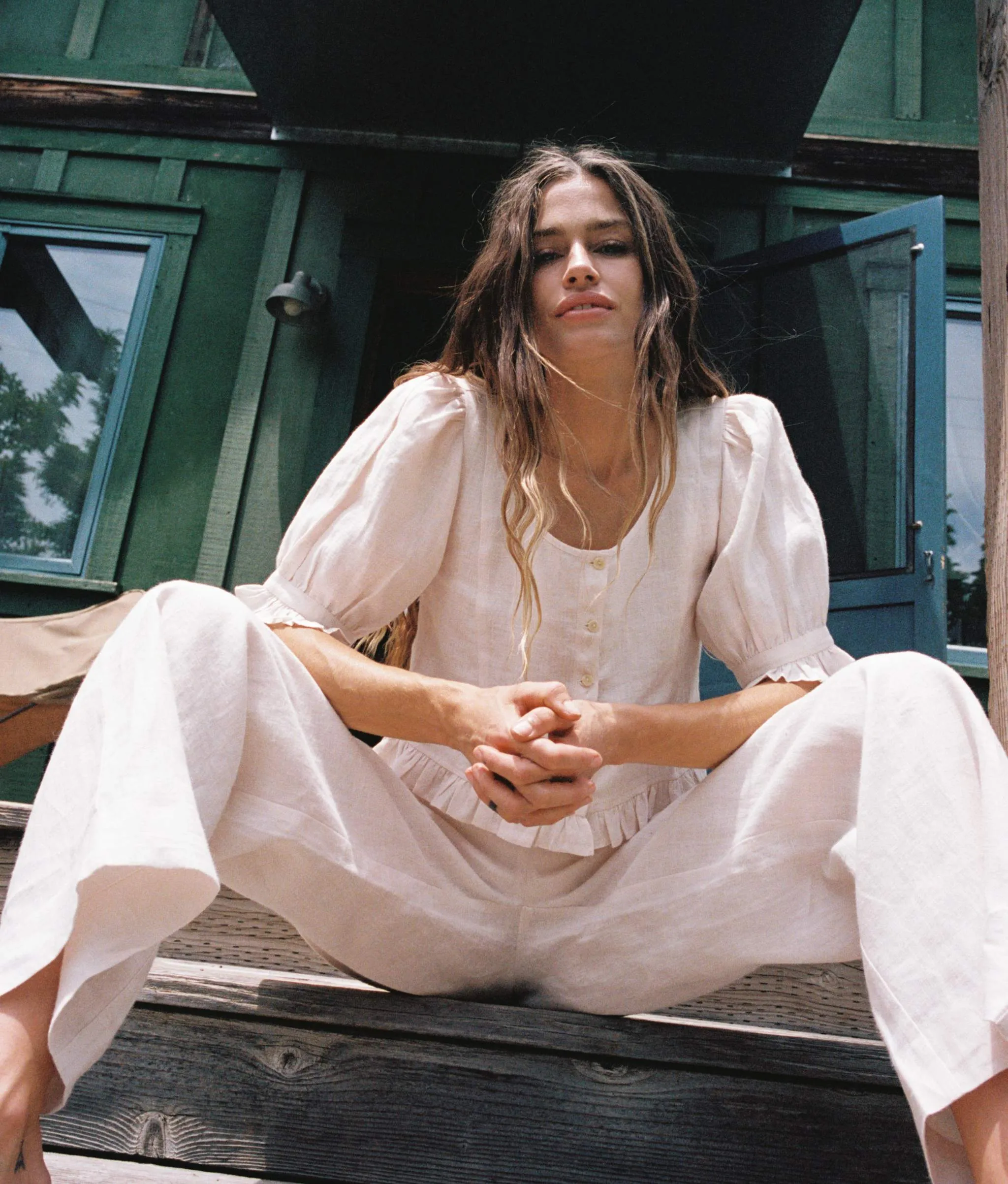 The Ellen Top | Pearl Linen