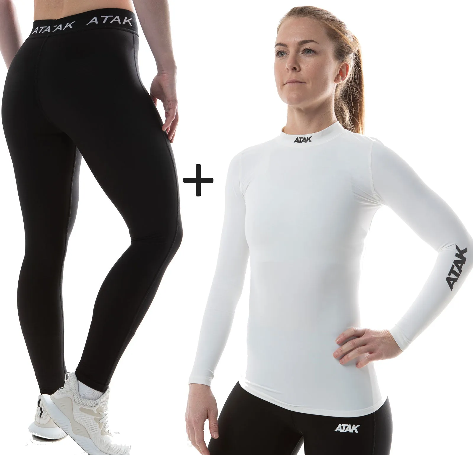 Women's ATAK Sports Compression Thermal Base Layer COMBO