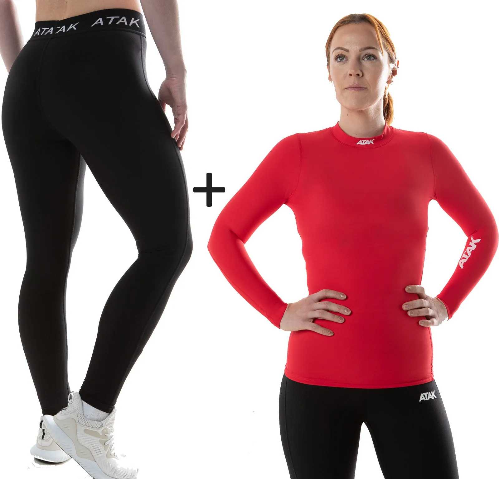Women's ATAK Sports Compression Thermal Base Layer COMBO
